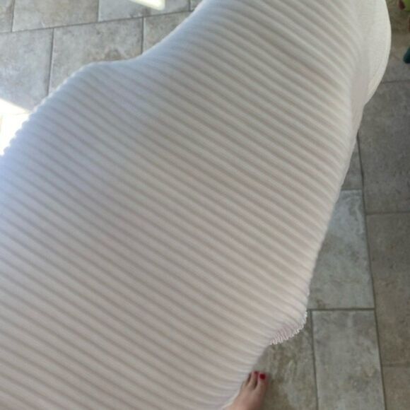 White Ribbed Tank Top - Picture 5 of 5